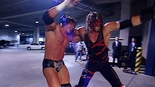 Kane chokeslams Triple H on a car Raw Oct 21 2002 [upl. by Atekahs]