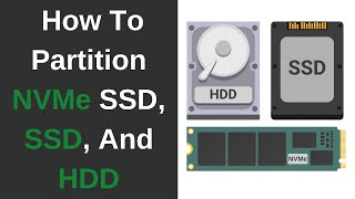 How To Partition Your SSD m2 NVMe SSD And HDD In Windows 10 [upl. by Eizzik124]