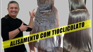 ALISAMENTO COM TIOGLICOLATO [upl. by Brenden]