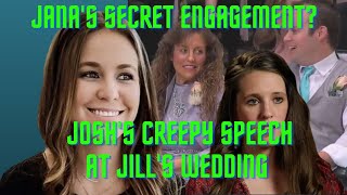 Jana Duggar’s Secret Engagement Revealed Jill Duggar Shares Wedding Video w Creepy Speech By Josh [upl. by Dehsar]