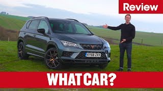 2020 Cupra Ateca SUV review – a Golf R in SUV styling  What Car [upl. by Ybok]