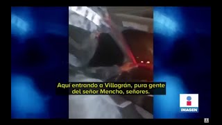 VIDEO Presuntos miembros del CJNG atacan comandancia de Villagrán Guanajuato  Yuriria Sierra [upl. by Lachance278]