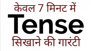 Tense काल Basics of English Grammar Present Past and Future in Hindi [upl. by Etnomed154]