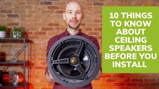 Top 10 Ceiling Speaker Installation Tips [upl. by Adamok]