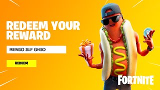 REDEEM THE FREE REWARD CODE in Fortnite New Free Items Codes [upl. by Diann]