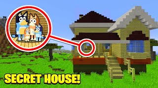 Whats Inside Blueys House In Minecraft [upl. by Ttayw49]