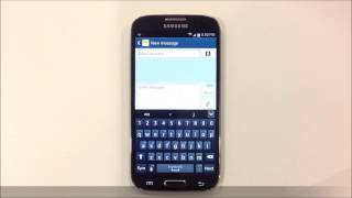 How to Send a Text Message  Samsung Galaxy [upl. by Los397]