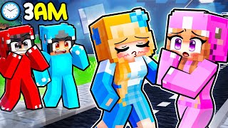 Crystal is SLEEPWALKING At 3AM In Minecraft [upl. by Amatruda]