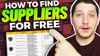 How to Easily Find Wholesale amp Dropshipping Suppliers for FREE 5 Methods [upl. by Nytsirk19]