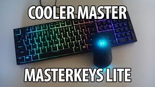 Cooler Master MasterKeys Lite  Lighting Effects [upl. by Ycam]