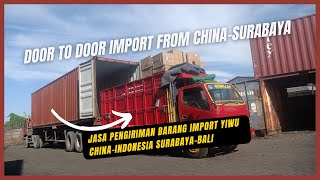 Door To Door Import From China To Indonesia Delivery To Bali [upl. by Ellenehc]