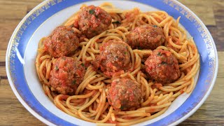 Spaghetti and Meatballs Recipe [upl. by Conal]