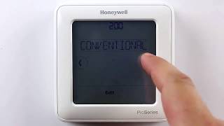 Honeywell Home T6 Pro ZWave – Setup [upl. by Gilbertine214]