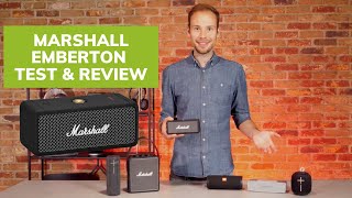 Marshall Emberton Portable Speaker Test amp Review VS JBL Bose amp UE [upl. by Nodnar]