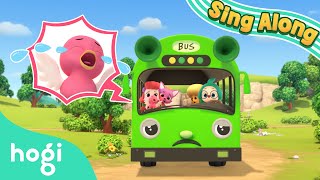 NEW Season The Wheels on the Green Bus  Sing Along with Hogi  Nursery Rhymes  Pinkfong amp Hogi [upl. by Chrisman]