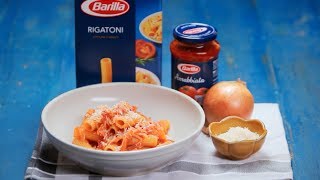 BARILLA SG  Rigatoni Amatriciana [upl. by Eirovi]