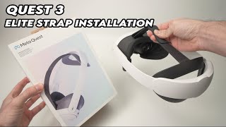 How to install the Meta Quest 3 Elite Strap [upl. by Nofpets]