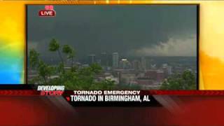 The Weather Channel Coverage of the Birmingham AL Tornado [upl. by Schoenburg]