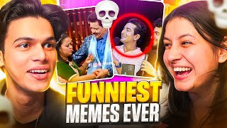 Funniest meme review ever  DANK memes  funny meme review with Kanika😂 [upl. by Auqinahs]