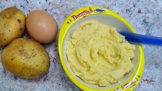 MASHED POTATO RECIPE FOR BABYBABY FOODVEGETABLE PUREE6MONTHS [upl. by Gorlin687]