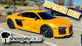 Sheepey Race R8 and More Supercars [upl. by Blessington]