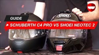 Schuberth C4 Pro vs Shoei Neotec 2  ChampionHelmetscom [upl. by Artekal]