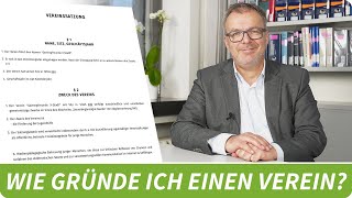 Wie gründe ich einen Verein [upl. by Cochard]