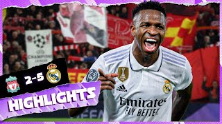 HIGHLIGHTS  Liverpool 25 Real Madrid  UEFA Champions League [upl. by Bernadine]