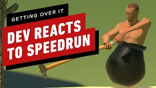 Getting Over It Developer Reacts to 1 Minute 24 Second Speedrun [upl. by Eardnaed917]