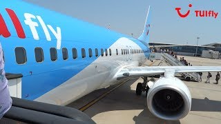 TRIP REPORT I Tuifly Economy I Boeing 737800 I Hurghada  Stuttgart [upl. by Guidotti746]