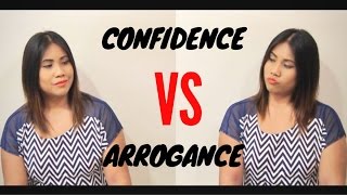 Confidence Vs Arrogance  How To Tell The Difference 🎭 [upl. by Rases965]