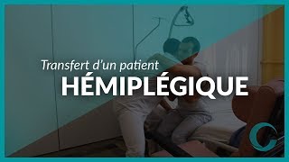 Transfert dun patient hémiplégique [upl. by Bouzoun]