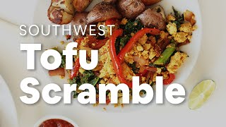 Southwest Tofu Scramble  Minimalist Baker Recipes [upl. by Eilegna]