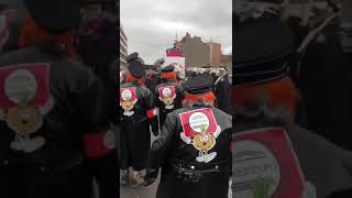 Nazi officers marching in carnival in Aalst Belgium [upl. by Rehctelf]