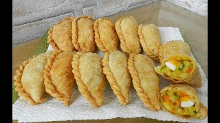 PASTEL  Fried Savory Pastry  Delicious  Ninik Becker [upl. by Retsel]