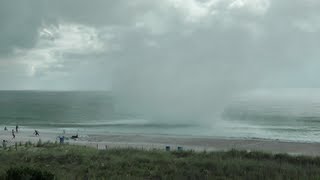 Waterspout Tornado Carolina Beach Extreme Close Up [upl. by Aivat]