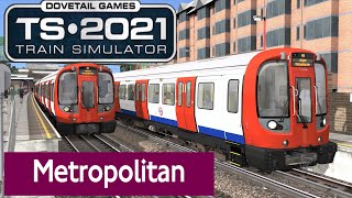 Train Simulator 4K London Underground Chesham to Aldgate Metropolitan Line [upl. by Tamera]