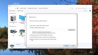 How To Add A Local Printer In Windows 1087 [upl. by Netaf]