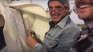 Mending Sails Sailing La Vagabonde  Ep 5 [upl. by Israeli]