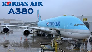 🇺🇸 Los Angeles LAX to Seoul ICN 🇰🇷 Korean Air Airbus A380  FULL FLIGHT REPORT Polar route [upl. by Leba]