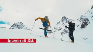 Skitourentipps  Teil 3 Geh und Abfahrtstechnik  Mein Montafon Expertentipp [upl. by Enilesor]