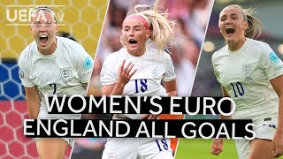 ENGLAND Womens EURO All GOALS  Womens Finalissima [upl. by Irap194]