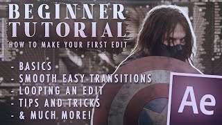 how to make your first edit  after effects beginner tutorial [upl. by Flessel850]