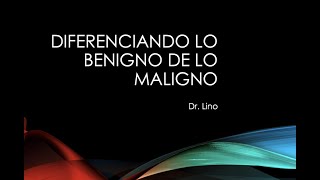 Neoplasia diferenciando lo benigno de lo maligno [upl. by Onofredo]