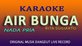 KARAOKE AIR BUNGA  NADA PRIA [upl. by Netsirt]