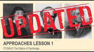 ALevel Psychology AQA Approaches The Origins of Psychology [upl. by Koerner178]