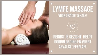 Lymfe massage gezicht [upl. by Ardnovahs]