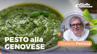 PESTO ALLA GENOVESE  La ricetta imperdibile dello CHEF Roberto Panizza [upl. by Atiuqal334]