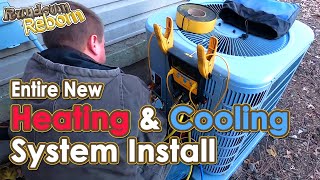 HEATING AND COOLING  A New CENTRAL AIR SYSTEM From Start To Finish [upl. by Ielerol216]