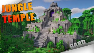 Minecraft How to build a Survival Jungle Temple for 2 Players Tutorial [upl. by Fidela]